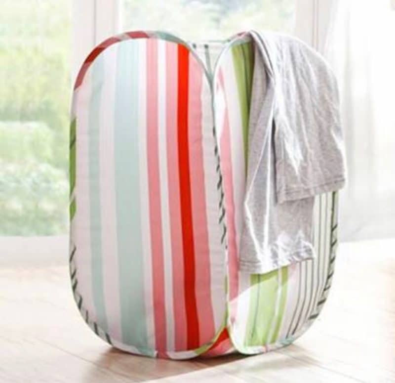 Collapsible laundry hamper