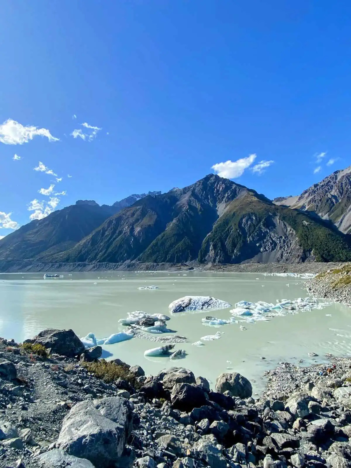 Tasman Lake, Aoraki Mount Cook, New Zealand