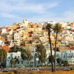 Colorful houses in Las Palmas de Gran Canaria