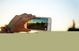 Family enjoying AI-planned vacation