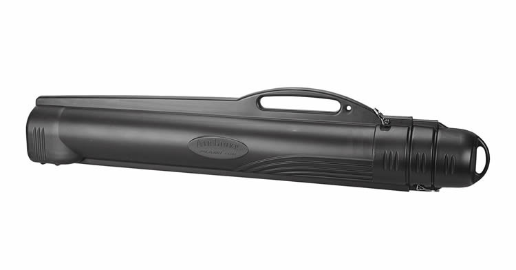 A Plano Airliner Telescopic Rod Case is displayed, highlighting a common case used for safely traveling with fishing gear.