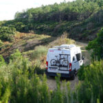 RV carrying a bicycle